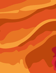 abstract background with untidy waves Illustration