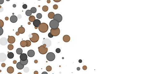silver confetti explosion festive background