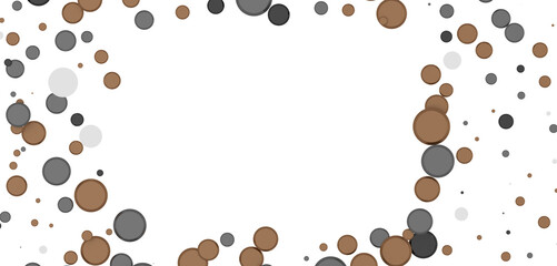  Multicolored confetti on white