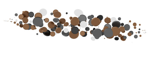 silver confetti explosion festive background