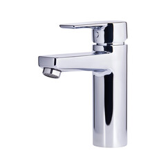 Stylish chrome faucet designed for modern bathrooms, featuring a sleek finish and easy-to-use handle for optimal water control.
