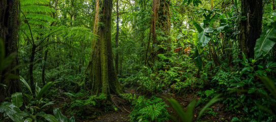 Fototapeta premium Deep tropical rainforest