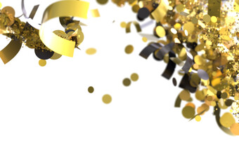 Golden Confetti Celebration