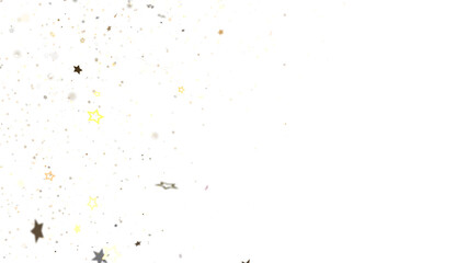 Christmas Star Plummet: Astonishing 3D Illustration Depicting Falling Holiday Stardust