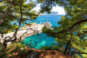 old fortress in Petrovac na Moru in Montenegro