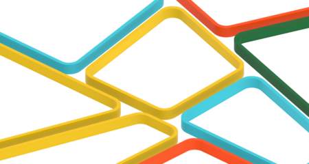 Mosaic triangular low poly style abstract geometric background - Divider 3d