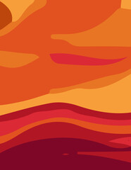 abstract background with untidy waves Illustration