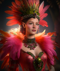 Colorful Feather Fairy