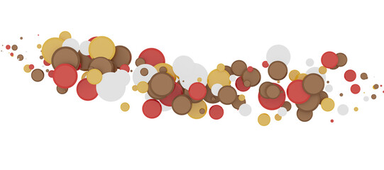 confetti png. Gold confetti falls from the sky. Glittering confetti on a transparent background. Holiday