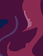 abstract background with untidy waves Illustration