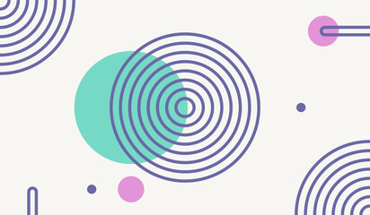 Modern minimalist abstract background design