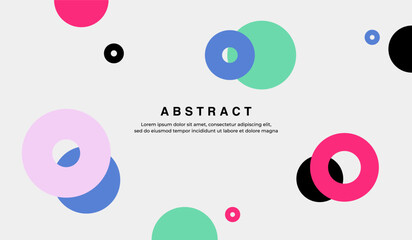 Modern minimalist abstract background design
