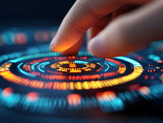 Obraz premium Engaging with Digital Interfaces The Future of Interaction