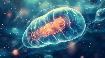 Obraz premium Microscopic Wonders with a Dynamic World of Single-Celled Life