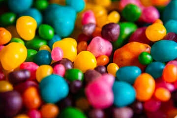 Obraz premium Close-up photo of colorful candies