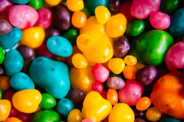 Close-up photo of colorful candies