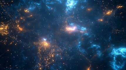 Fototapeta premium A social network powered by technology, connecting people worldwide.