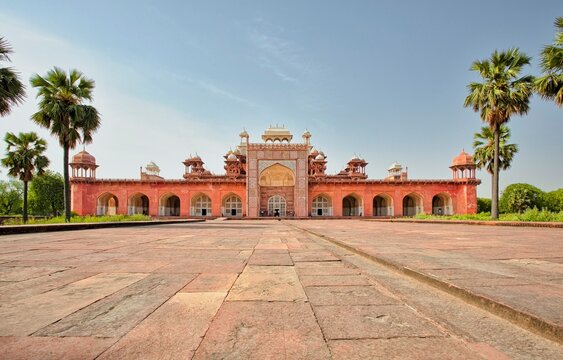 Akbar's Tomb, Sikandra, Uttar Pradesh, Agra, India