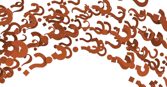 3D render of wide perspective view of ANY QUESTIONS?