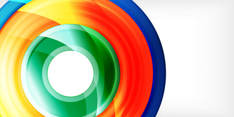 Fototapeta premium Circles, round elements, ring shapes premium background. Vector Illustration For Wallpaper, Banner, Background, Card, Book Illustration, landing page