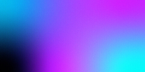 Neon blue light leaks effect background .Abstract noise background with a blue and purple gradient for appealing and modern aesthetic Gradient blue teal purple blur abstract background	

