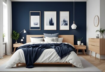 Photo modern style interior room 3d illustration