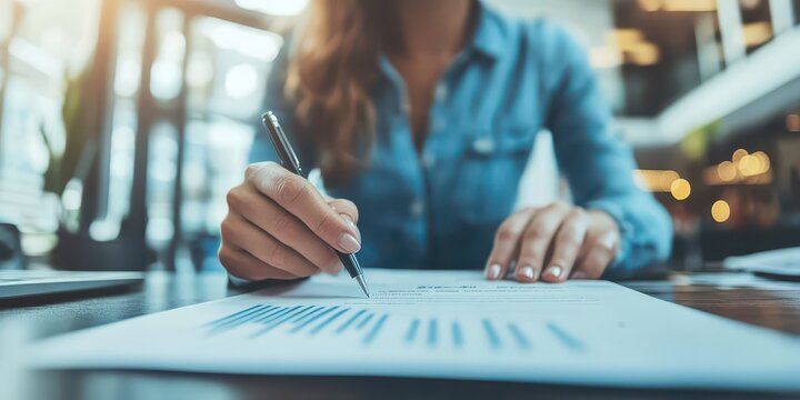 Sales representative following up with potential clients, typing notes into a CRM system.