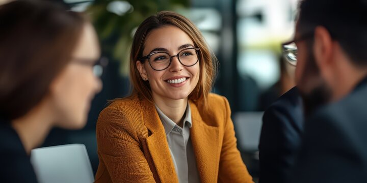 Sales team reviewing client feedback after a product launch, adjusting strategies in response to the feedback.