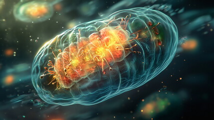 Obraz premium Microscopic Wonders with a Dynamic World of Single-Celled Life