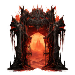 scary gate to hell