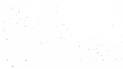 Sparkling Snowfall: Dynamic 3D Illustration of Falling Christmas Snowflakes