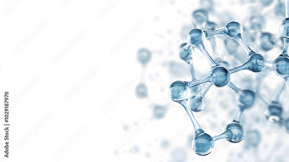 Wall mural molecular structure and its significance in science