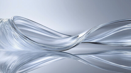 Obraz premium Abstract Textured and Fluid Glass-Like Surfaces in Modern Environments