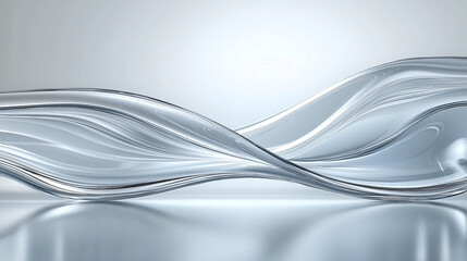 Abstract Textured and Fluid Glass-Like Surfaces in Modern Environments