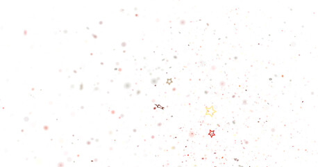 Stellar Christmas Symphony: Exquisite 3D Illustration of Falling Stars in Harmonious Motion for the Holidays