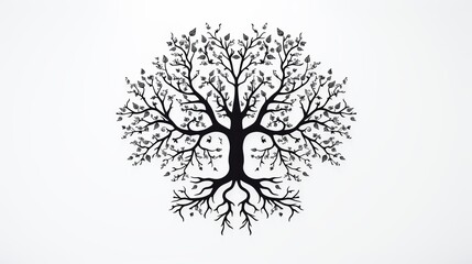 Tree of life  a representation of diversity and interconnected paths in nature s network