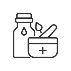 Herbal Medicine Icon - Homeopathy Icon