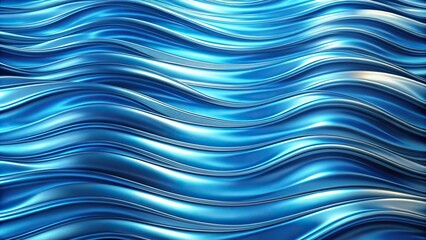 Fototapeta premium Flowing blue ripples background texture