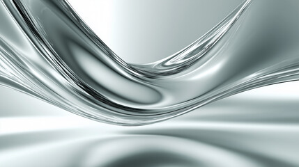 Obraz premium Abstract Modern Translucent Glass Waves