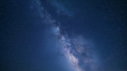 Fototapeta premium Majestic nebula in the cosmos, creating a stunning backdrop with ample copy space for text