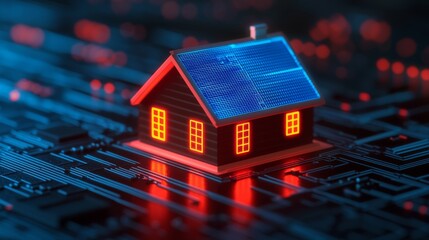 Smart Home Model with Solar Energy Technology