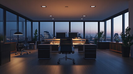 Elevating Workspaces with an Inspiring Modern Offices with a Natural Touch