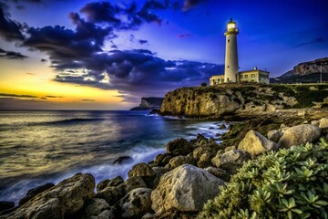 Stunning Lighthouse at San Vito Lo Capo - Scenic Coastal Landscape Photography
