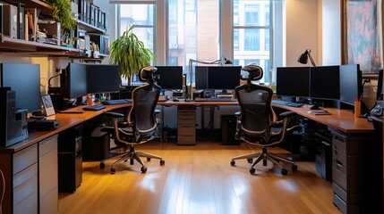 Elevating Workspaces with an Inspiring Modern Offices with a Natural Touch