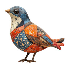 Obraz premium Colorful decorative bird sculpture art design