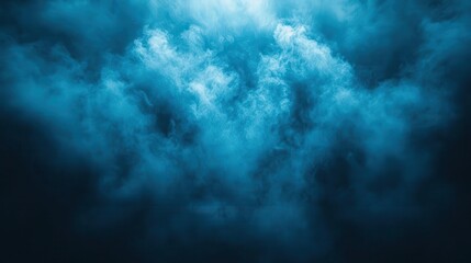 Obraz premium an abstract smoky blue background creating a moody and atmospheric presence that evokes mystery and intrigue perfect for artistic or design applications