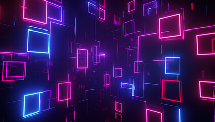 abstract background with squares