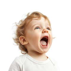 Baby Screaming Isolated