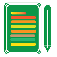 simple pad color Design cover eps Illustrate 