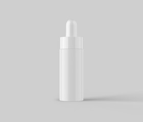 Front view dropper bottle mockup